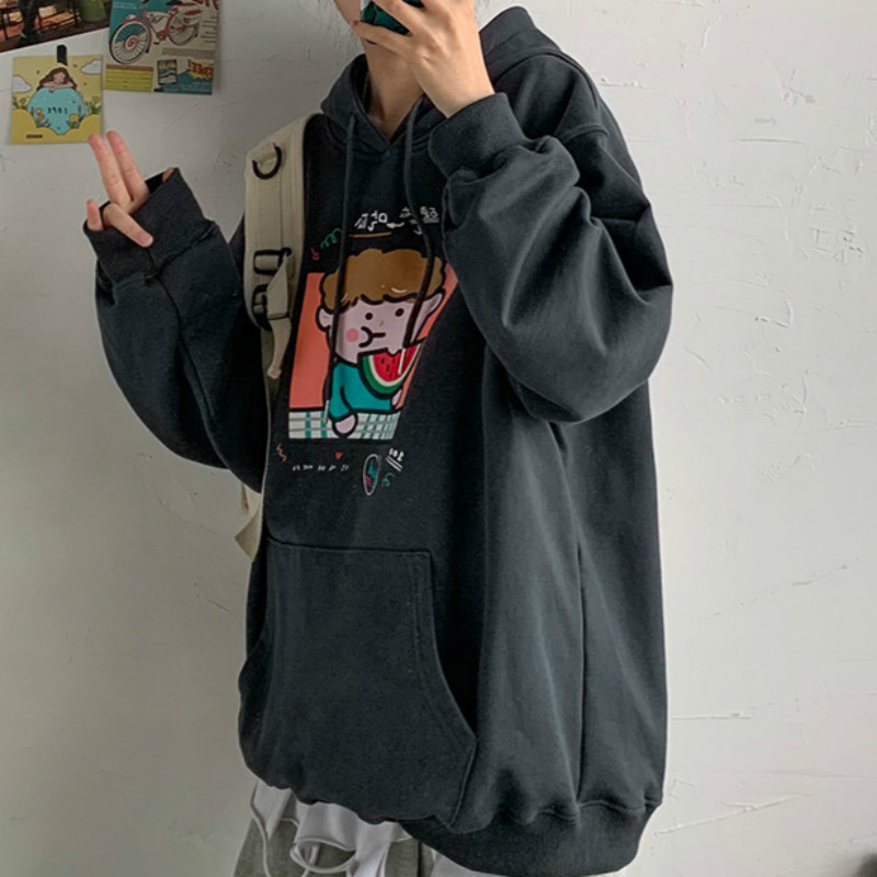 Áo Hoodies Cánh Dơi Hoạ Tiết Hoạt Hình Phong Cách Hàn Quốc | BigBuy360 - bigbuy360.vn