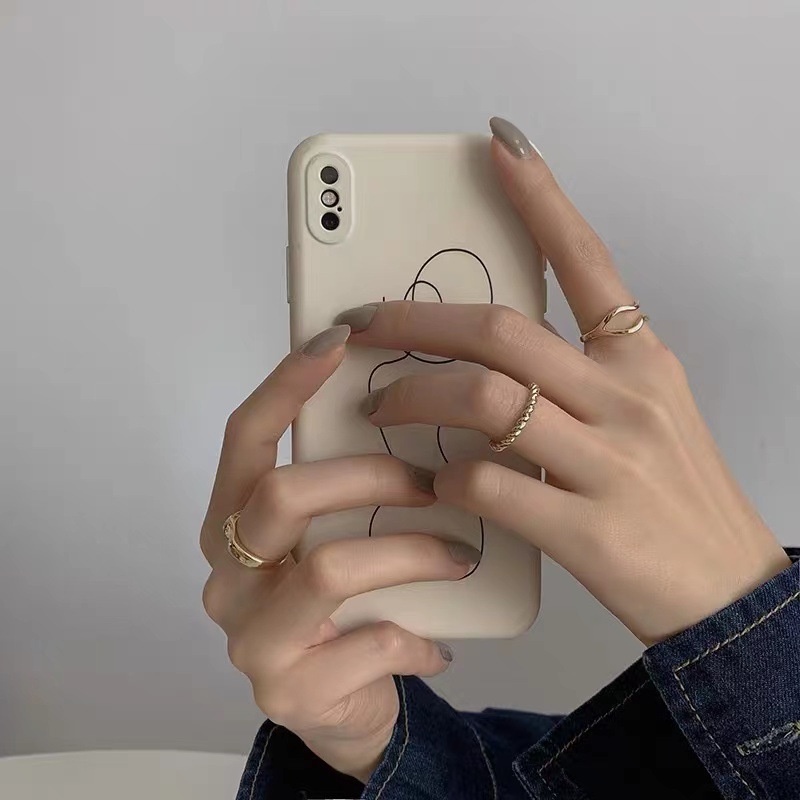 Nhẫn Đeo Tay Ba Mảnh Phong Cách Retro Thời Trang Cá Tính Dành Cho Nữ
