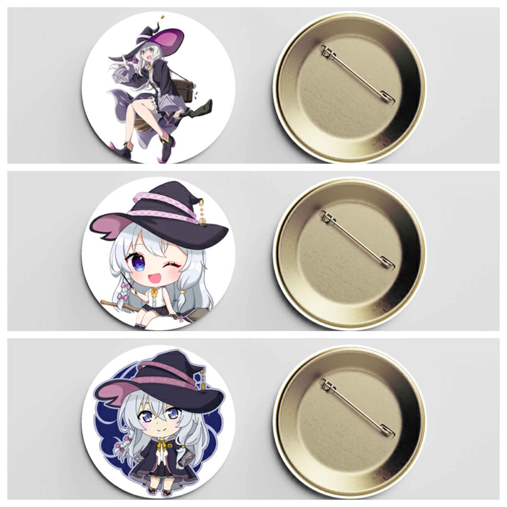 Huy hiệu cài áo IN HÌNH HÀNH TRÌNH CỦA ELENA anime chibi dễ thương tiện lợi