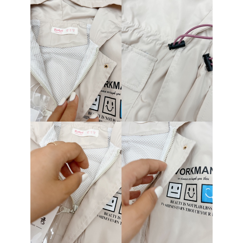 Áo khoác cho bé gái, bé trai, áo khoác gió size đại vải chính phẩm 2 lớp có dây rút eo dáng parka cho bé 26-38kg