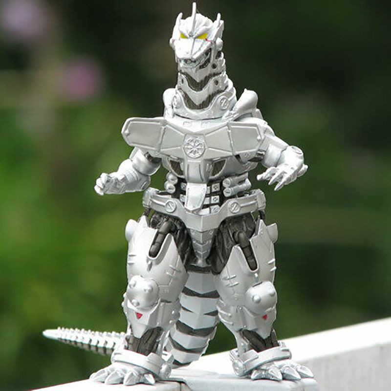 Mô hình quái vật Mechagodzilla trong phim Godzilla 2018 màu bạc kích thước 7"