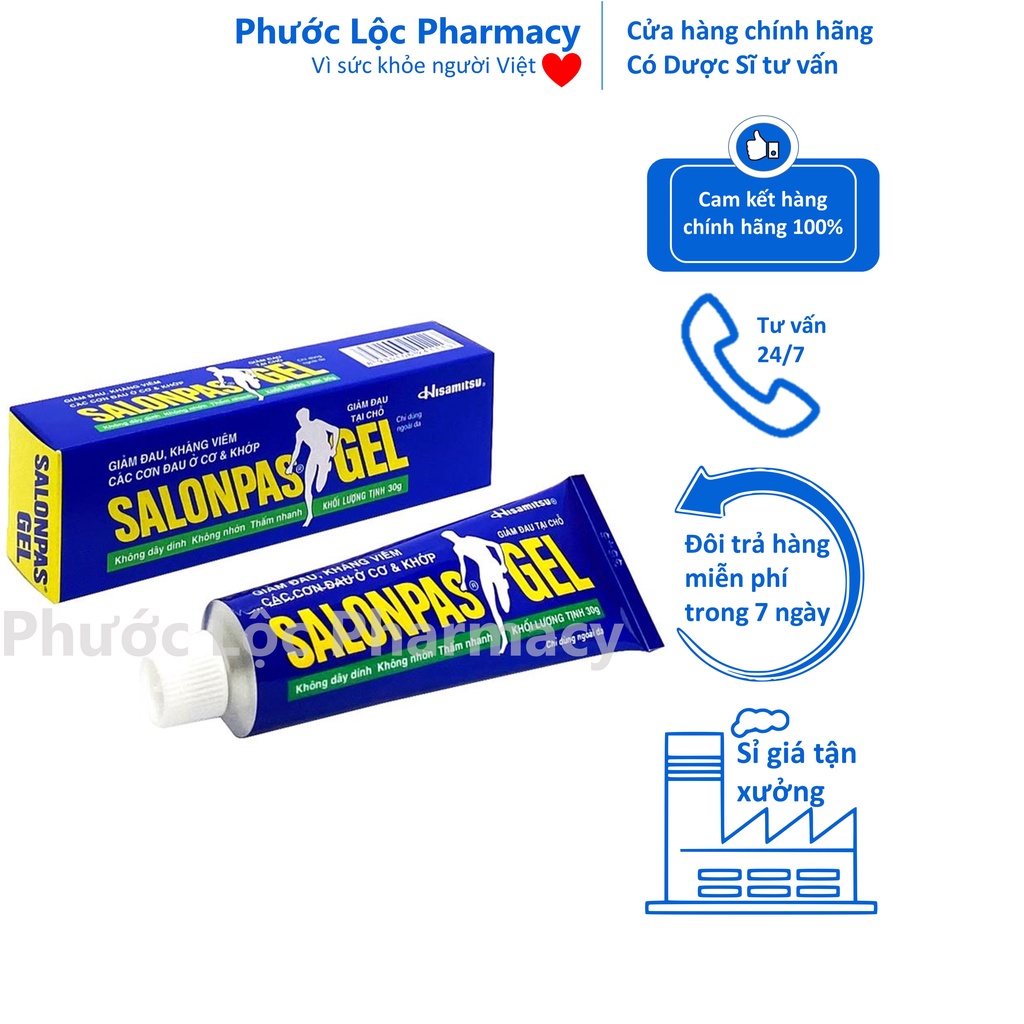 Gel xoa giảm đau Salonpas