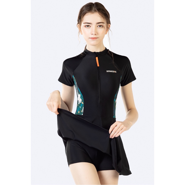 Momasong Bộ Đồ Bơi Một Mảnh Dáng Ôm Thời Trang Quyến Rũ Cho Nữ