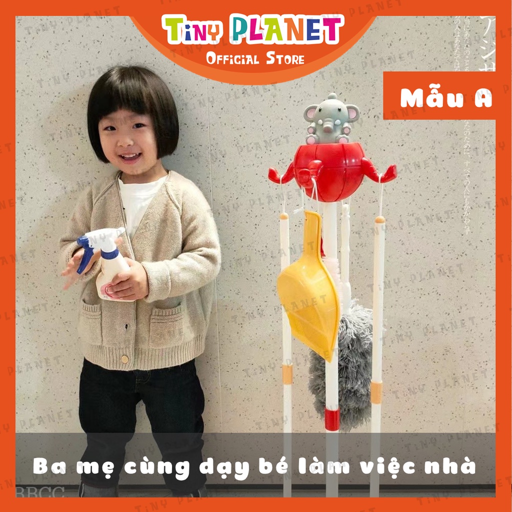 Đồ chơi lau dọn nhà cửa mini 8 dụng cụ cho bé