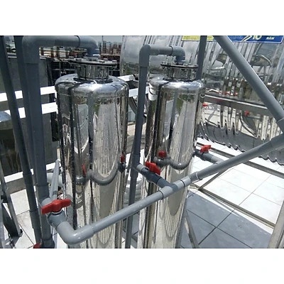 Hệ Thống Lọc Nước Inox 304: Phi  220mm và 250mm- Dùng Van Mặt Bích  - Đơn Giá/ 1 Cột