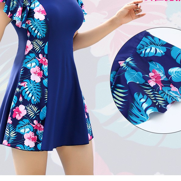 Bộ bơi trung niên kín đáo, thiết kế trẻ trung chính hãng YouYou có size lớn , Mẫu mới