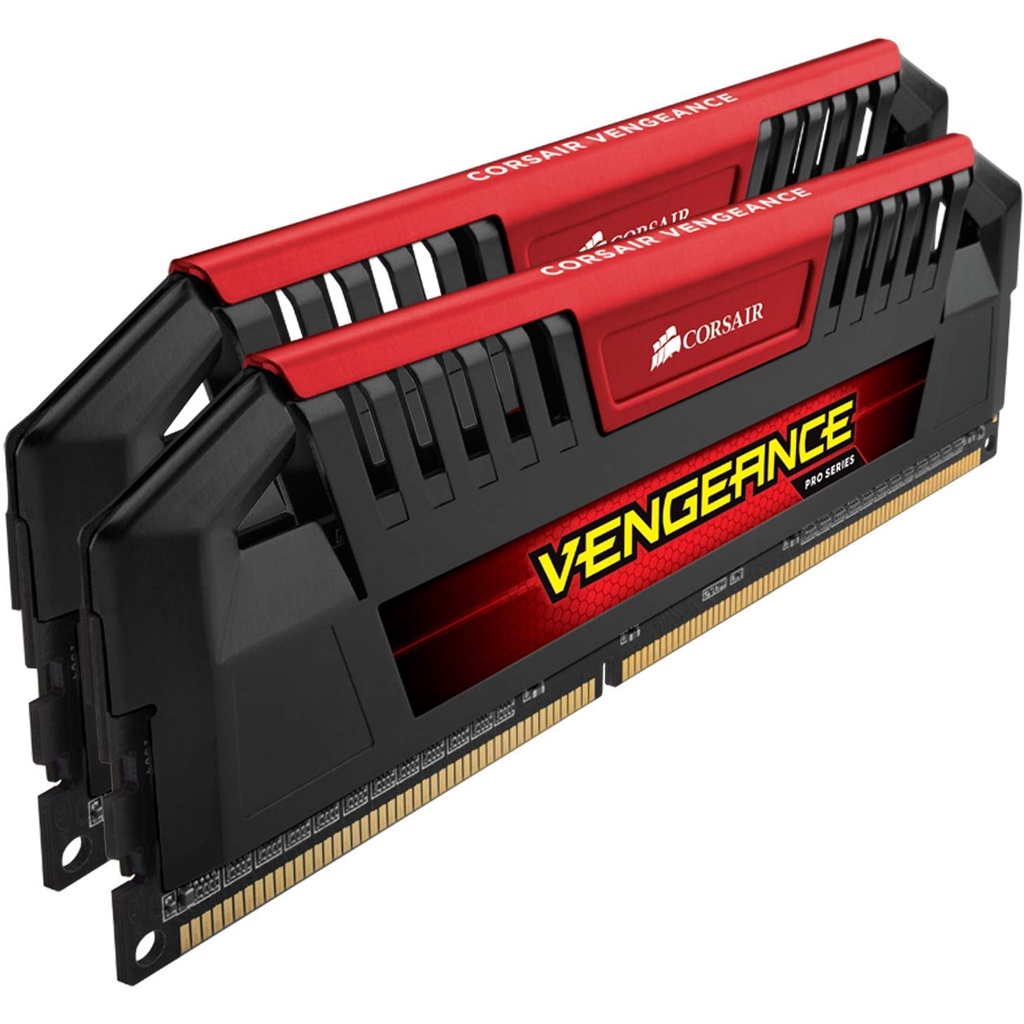 ram desktop ddr3 corsair pro kit 16gb  buss 2400 cas 11 (tức 2x8gb) chuyên OC và gaming như hình