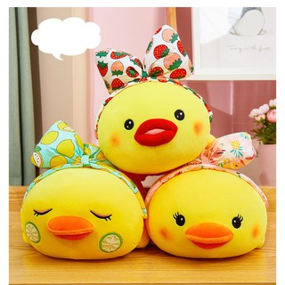 Vịt Vàng Đeo Nơ Nhồi Bông