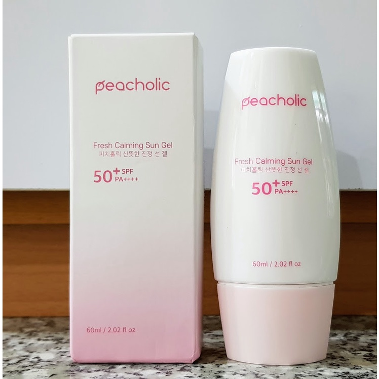 Kem Chống Nắng Peacholic Fresh Calming Sun Gel Nâng Tone 2-3 Lần, Dưỡng Trắng Sáng Da SPF 50+,PA++++ thể tích 60ml