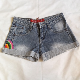 Quần short jeans nữ cá tính 2hand