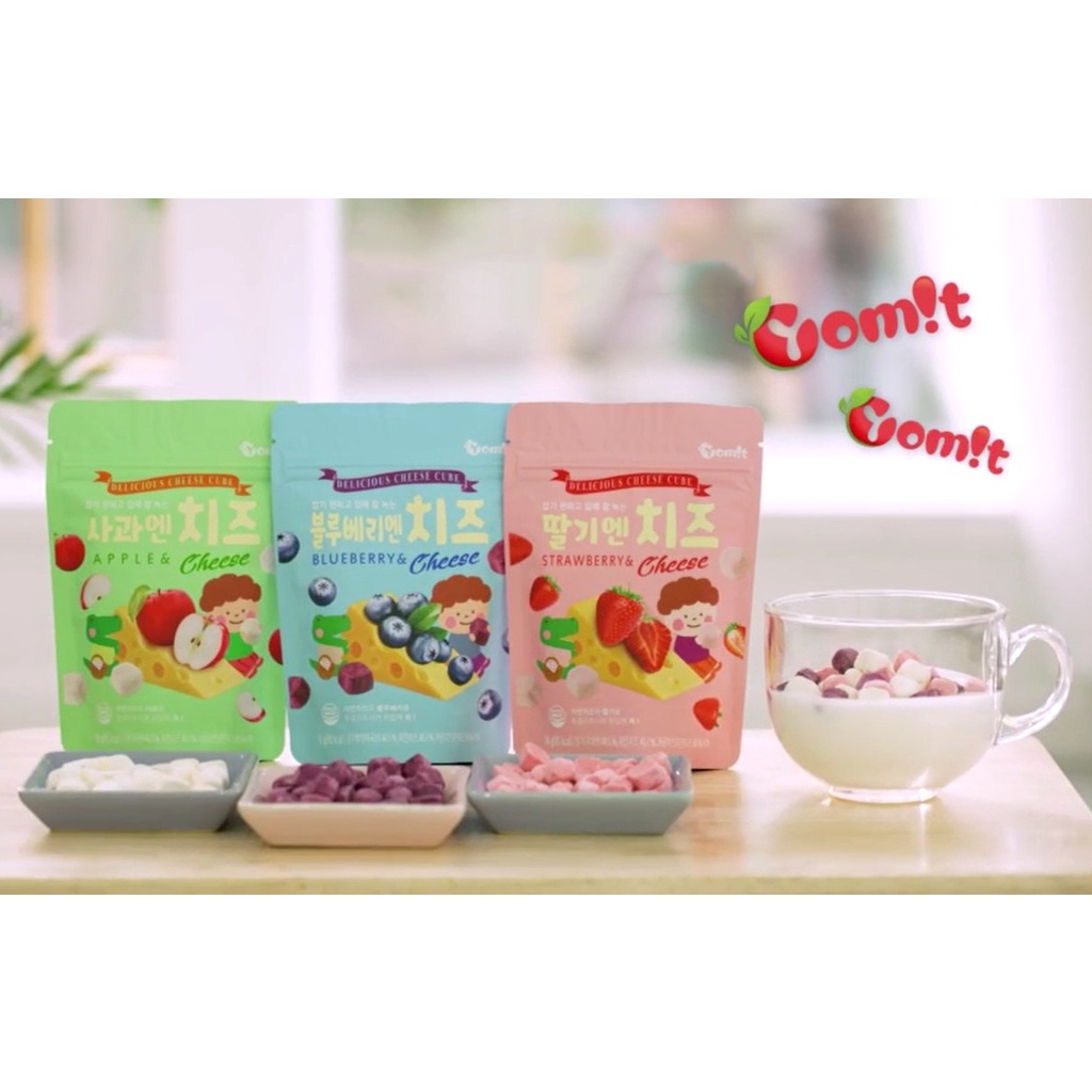 Phô mai hoa quả khô sấy lạnh YOMIT Hàn Quốc cho bé (16g)