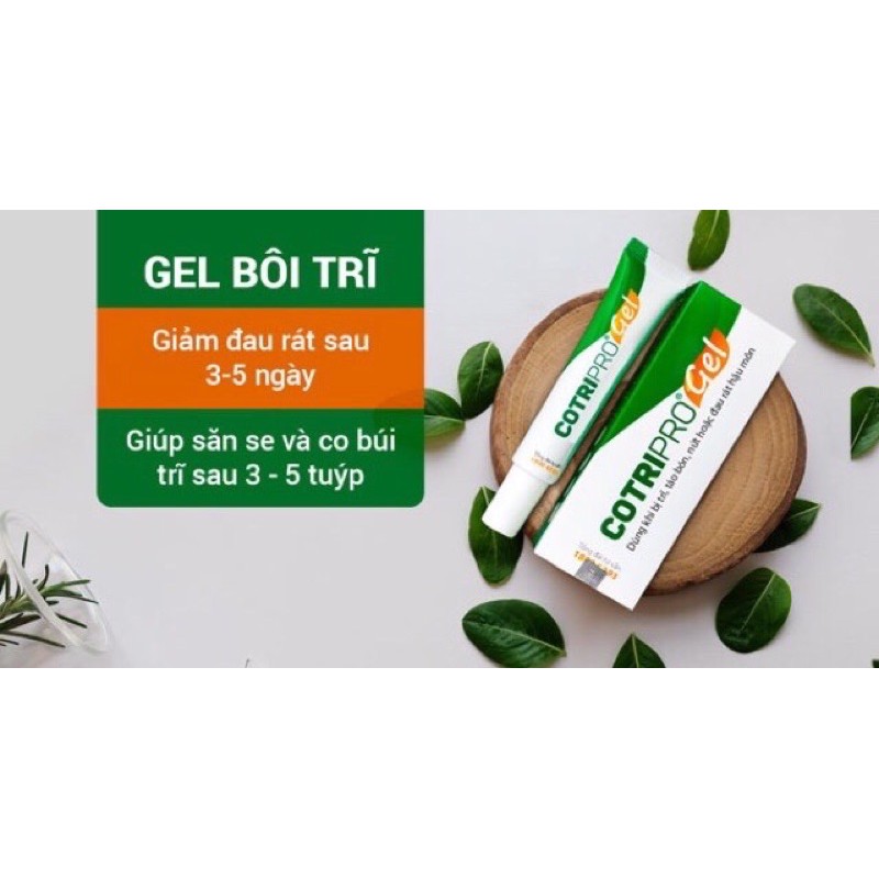 Cotripro Gel- dành cho Trĩ,táo Bón,nứt,hoặc đau rát hậu môn