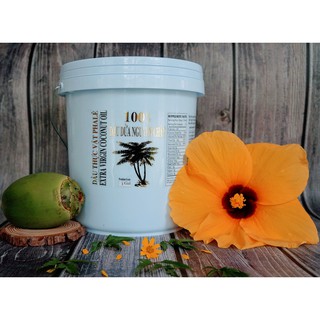 Raw virgin coconut oil - Dầu dừa ép lạnh - 4 lit