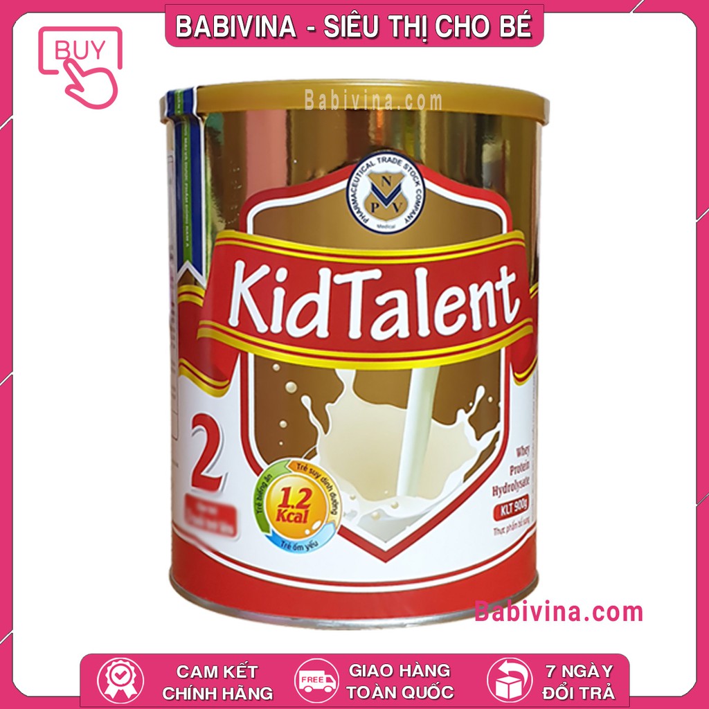 [ĐỦ SỐ] Sữa Kidtalent 900g Chính Hãng Date Mới Nhất | KID TALENT | Babivina