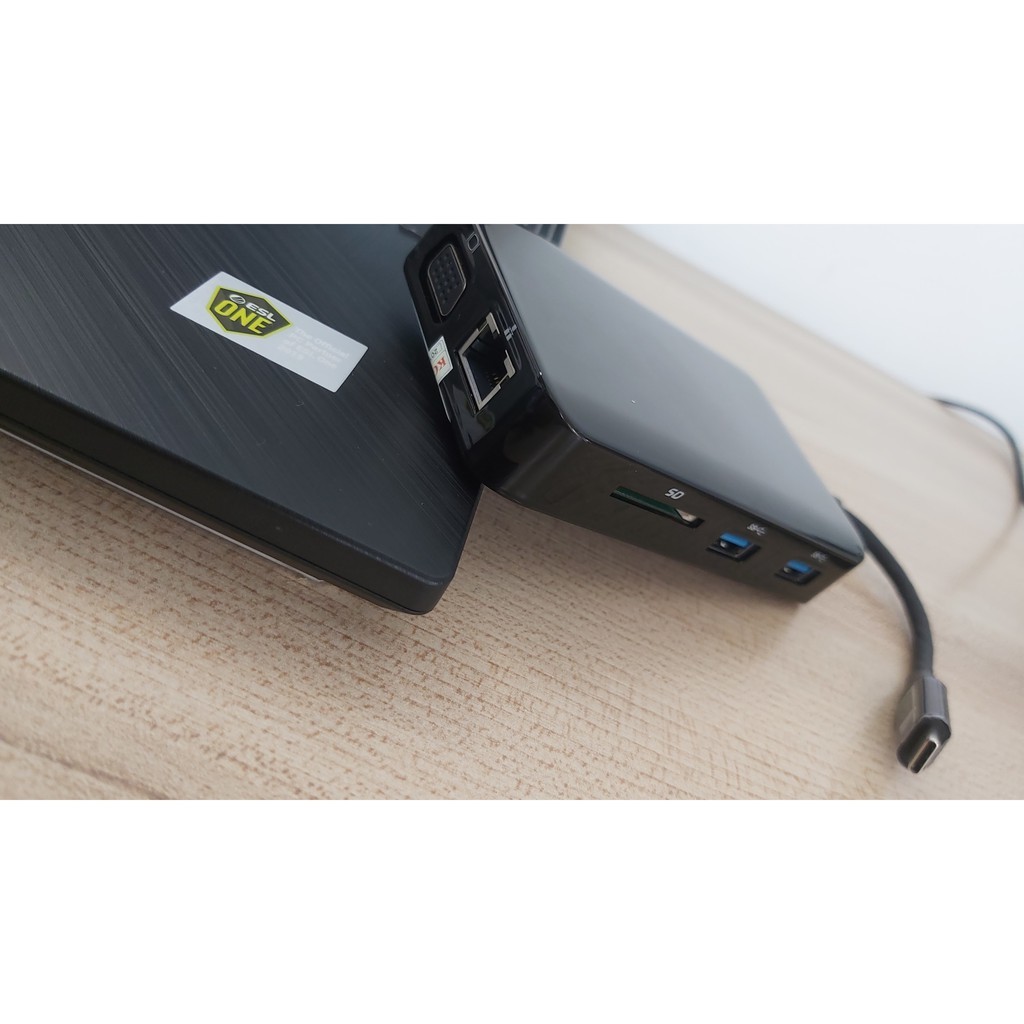 Hub USB Type-C to HDMI x 2, VGA, SD, USB, PD, LAN 1000Mbps - 9in1 | WebRaoVat - webraovat.net.vn