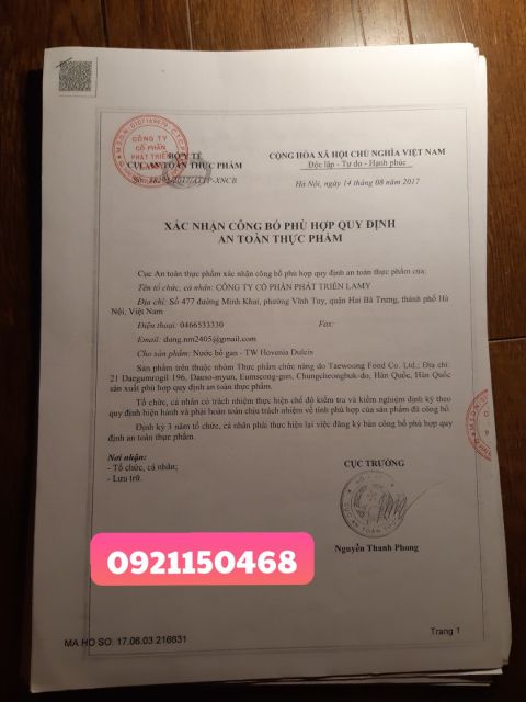 Nước uống bổ gan giải rượu 30 gói x 70ml | BigBuy360 - bigbuy360.vn