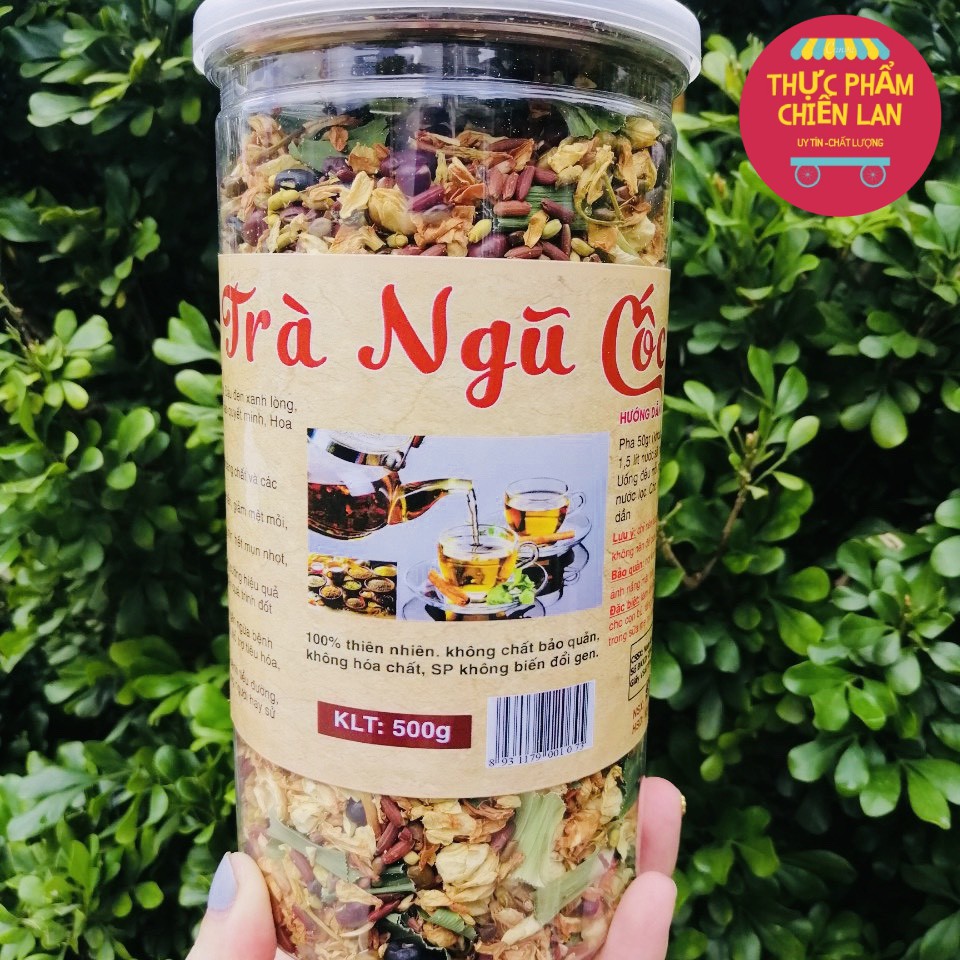 Trà Ngũ Côc Hộp 500g -  Trà ngũ cốc giúp ngủ ngon an thần, giải khát, mát gan, thanh nhiệt-HÀNG LOẠI 1 | BigBuy360 - bigbuy360.vn