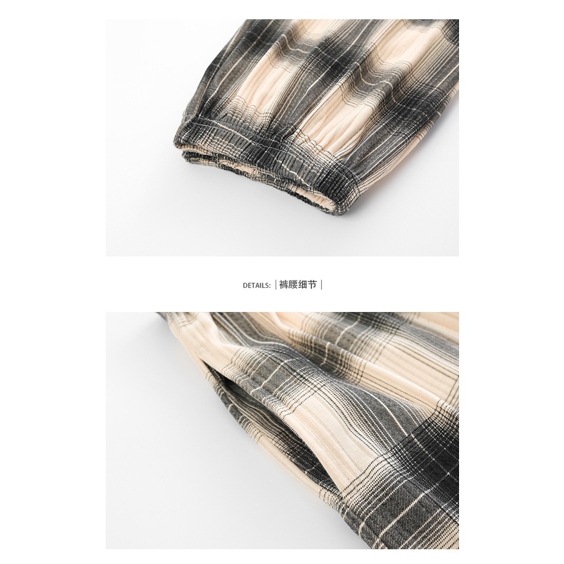 Bộ Đồ Ngủ Họa Tiết Kẻ Ô Dành Cho Nam Và Nữ Chất Lượng Cao