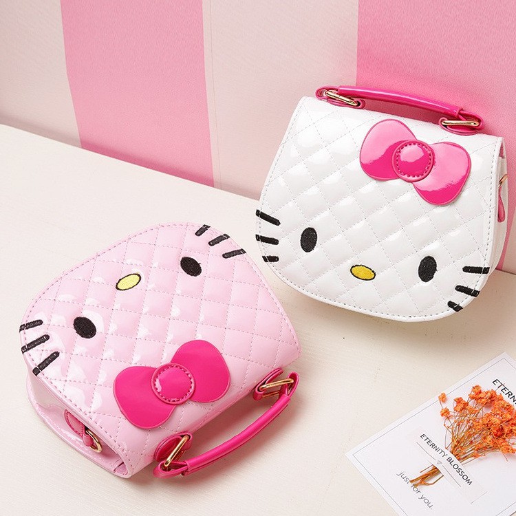 Túi Đeo Chéo Hình Hello Kitty Xinh Xắn Cho Bé Gái