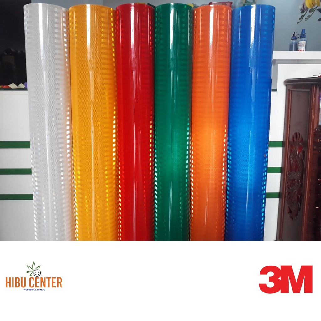Màng Phản quang 3M Seri 3900 - 1.22m x 1m tương đương hơn 1m2 – Tùy chọn màu An Toàn Ban Đêm, Dán xe, Decal Cao Cấp