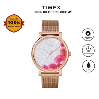 Đồng hồ Timex Full Bloom with Swarovski Crystals 38mm TW2U18700