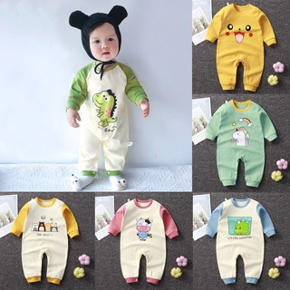 Áo liền quần Cotton DàI Tay Cho Bé Trai Và GáI