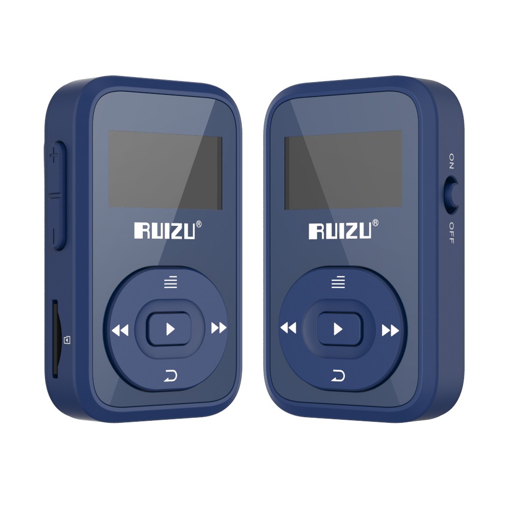 Máy nghe nhạc RUIZU X26 thể thao MP3 Bluetooth 8GB dạng kẹp nhỏ với màn hình hiển thị chất lượng cao