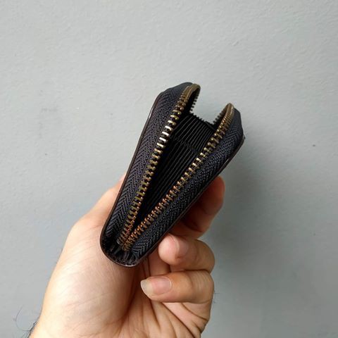 Ví đựng thẻ ATM nhiều ngăn da bò thật 100%, Retro - Rockcow T14