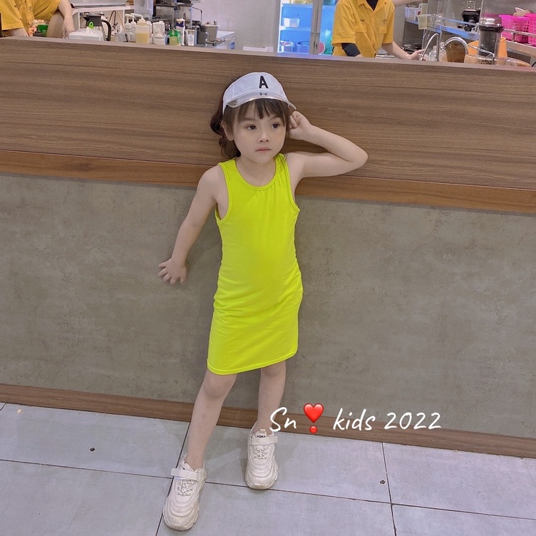 Váy cotton quảng châu body cho bé gái 8-220kg