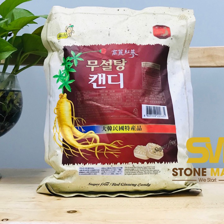 [HSD 2023] Kẹo sâm không đường Hàn Quốc gói 500g