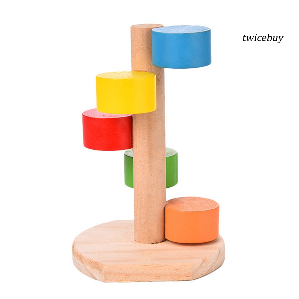 Cầu Thang Leo Bằng Gỗ Nhiều Màu Cho Chuột Hamster