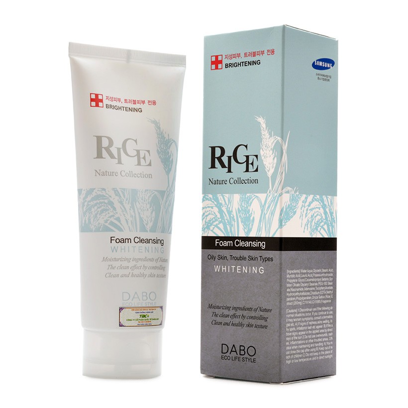 Sữa Rửa Mặt Dabo Hàn Quốc Tinh Chất Gạo 150ml Chính hãng