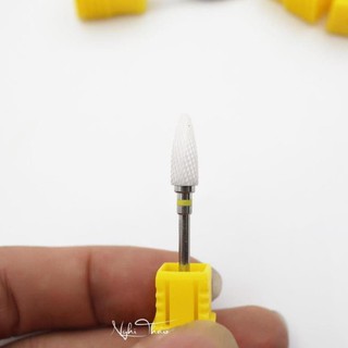 Đầu mài sứ , mài mịn móng tay nail