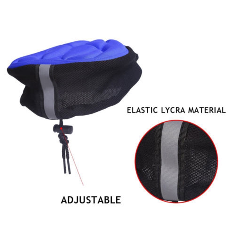 Đệm silicone gel 3D dày mềm mại gắn yên xe đạp leo núi thoáng khí thoải mái chống ma sát tiện lợi