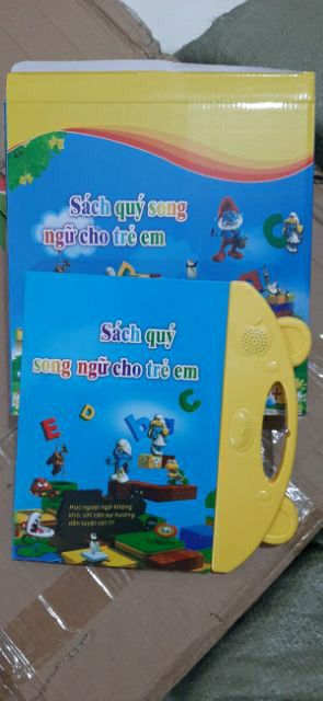 Sách nói điện tử song ngữ Anh- Việt cho bé yêu( hình thật)