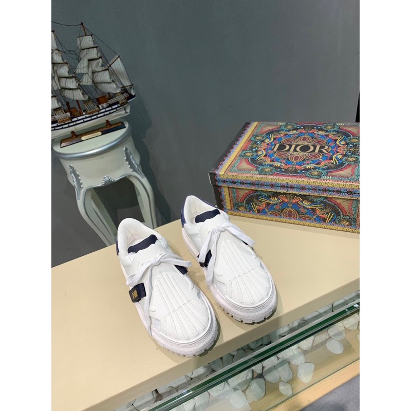 Giày thể thao nam nữ Dior CD da thật cao cấp thiết kế mới phong cách