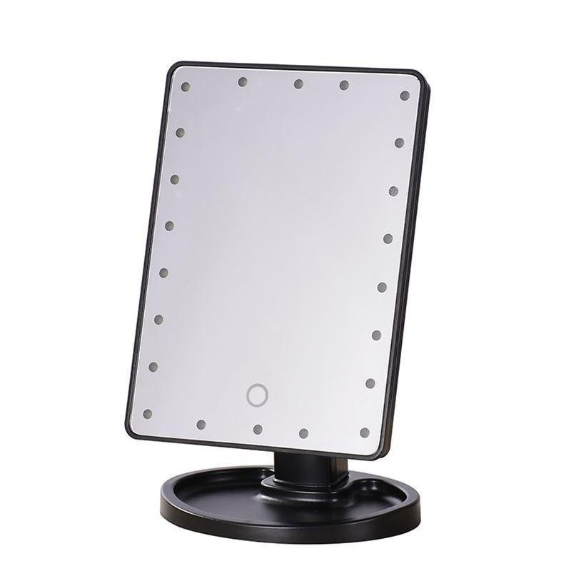 Gương trang điểm cảm ứng gắn đèn LED 22 bóng