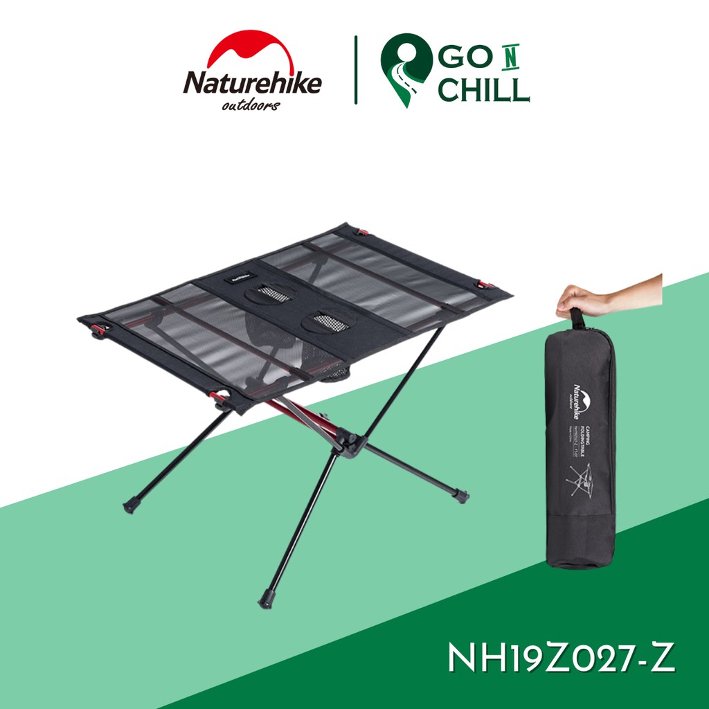 Bàn gấp dã ngoại siêu gọn nhẹ có chỗ giữ cốc Naturehike NH19Z027-Z