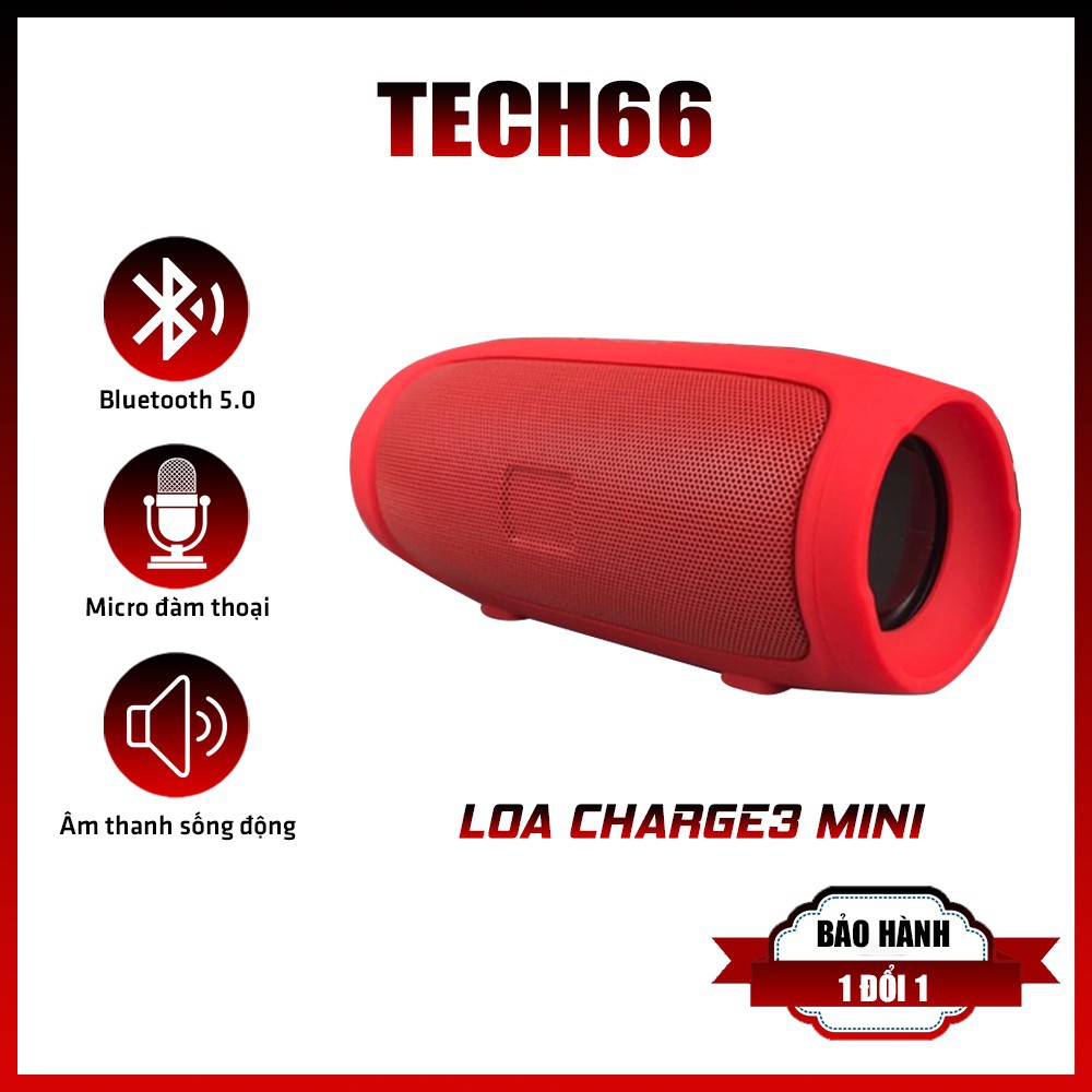 Loa Bluetooth Không Dây Charge 3 Mini [💛HÀNG CAO CẤP]Loa Nghe Nhạc mini cực hay Bass siêu trầm Loa Nghe To