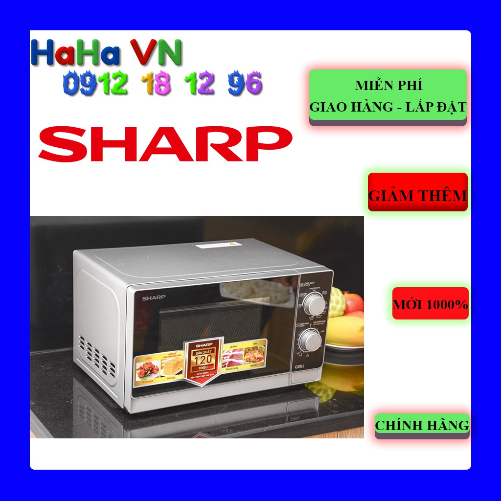 Lò vi sóng SHARP R-G222VN-S 20 lít