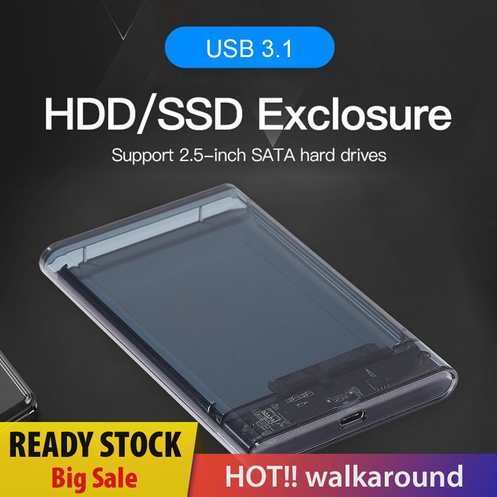 Vỏ Đựng Ổ Cứng Ngoài USB 3.1 Type-C 2.5 inch SATA HDD SSD Ốp