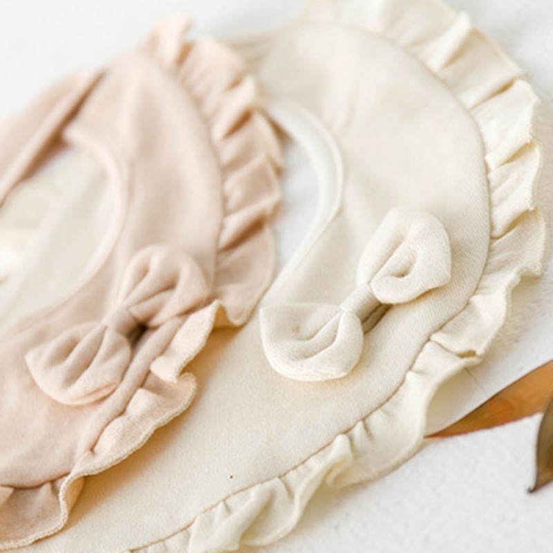 Yếm Ăn Bằng Cotton Nguyên Chất Dễ Thương Cho Bé Sơ Sinh