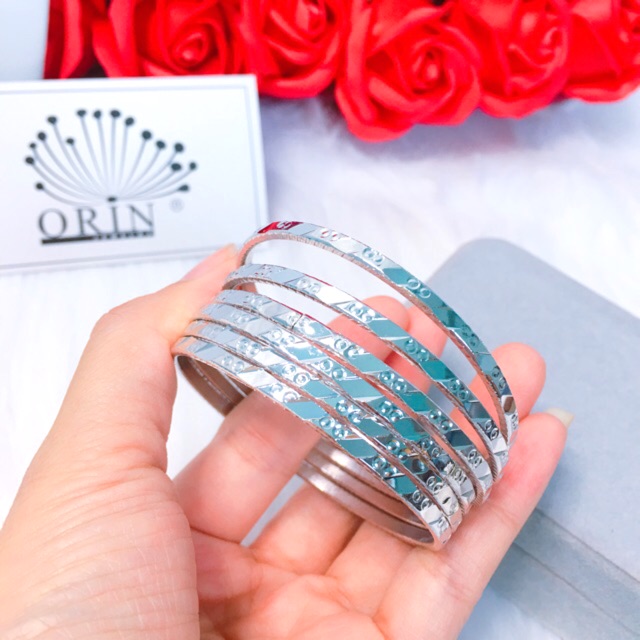 Vòng ximen 7 chiếc trắng Orin V2254