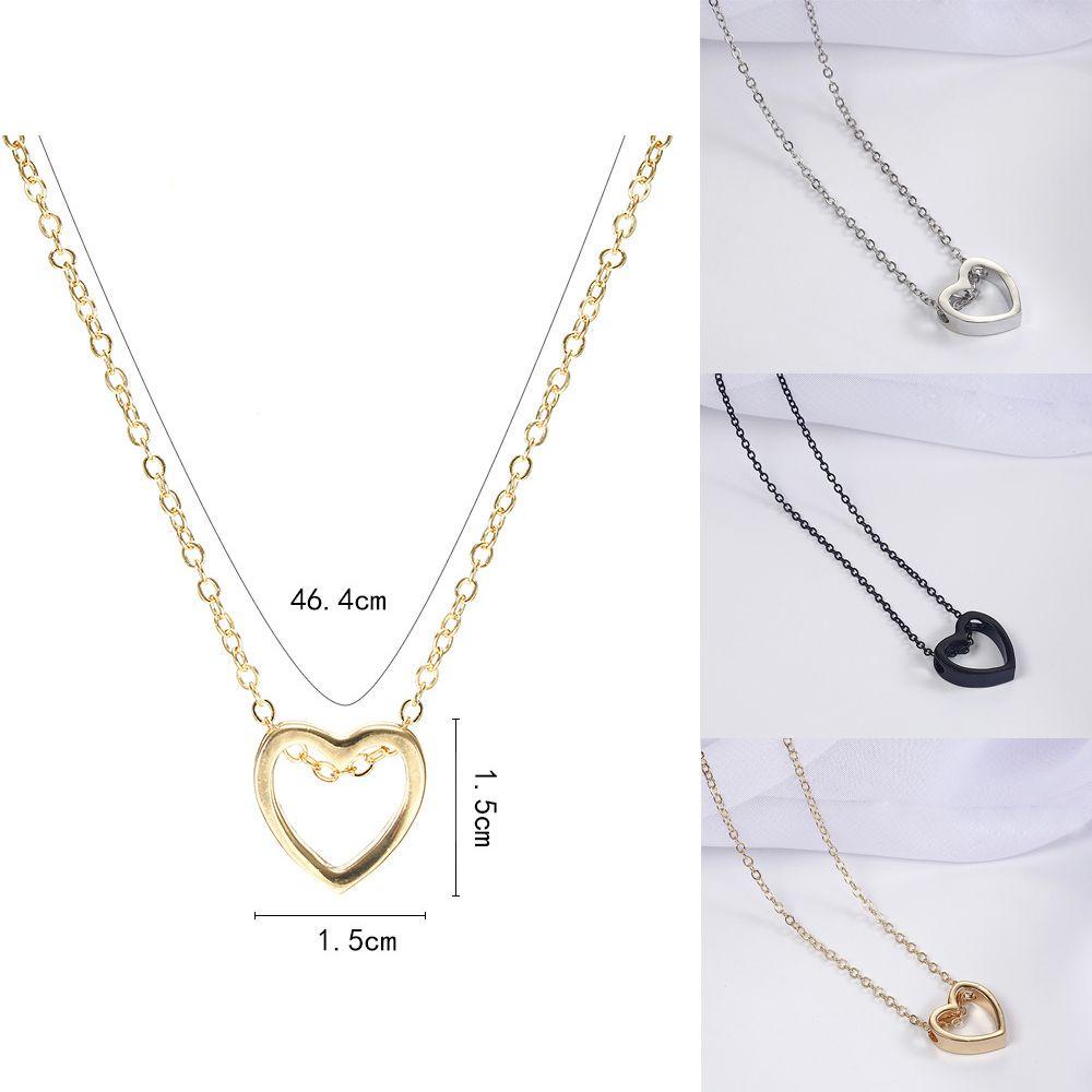 Dây Chuyền Bằng Thép Không Gỉ Mặt Hình Trái Tim Thời Trang