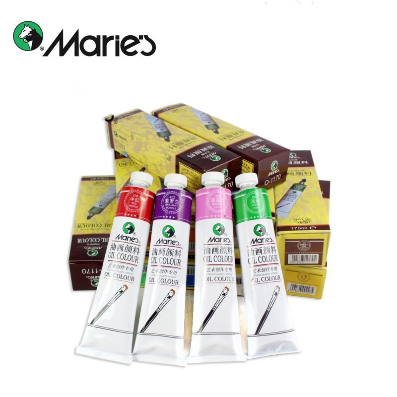 [ TÂM TÂM ]-Sơn dầu Maries, màu dầu Maries tuýp nhỏ 50ml đăng lần 1/2-