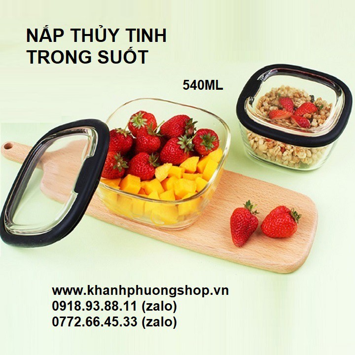 hộp thủy tinh lock&lock 500ml - hộp thủy tinh lock&lock