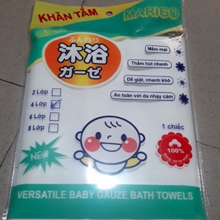Combo 10 khăn tắm 4,6 lớp, hàng đẹp
