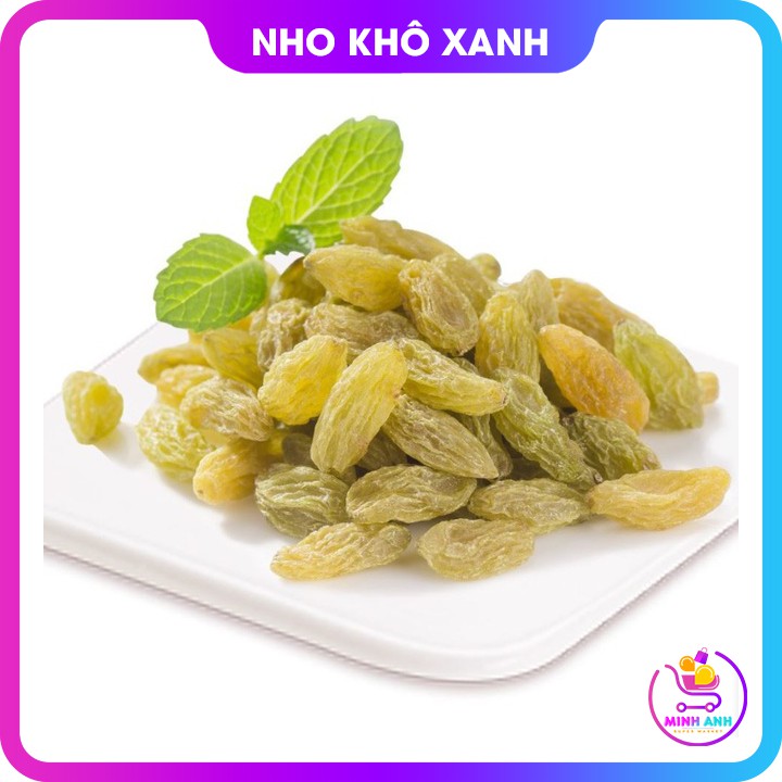 [LOẠI NGON] Nho Khô Xanh Không Hạt Chua Ngọt Dễ Ăn | BigBuy360 - bigbuy360.vn
