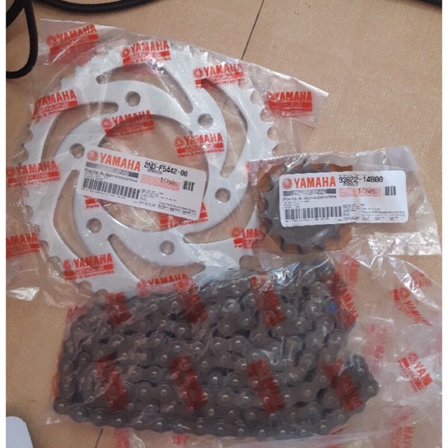 Nhông xích Exciter 150 chính hãng yamaha , Nhông sên đĩa ex 150