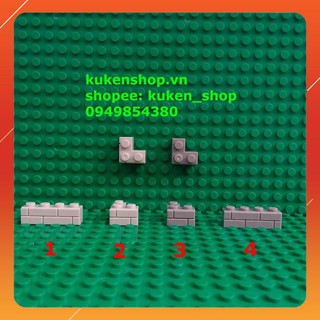 Đồ Chơi COMBO 10 Gạch Tường Màu Vàng Cát NO.308 - Phụ Kiện MOC Brick